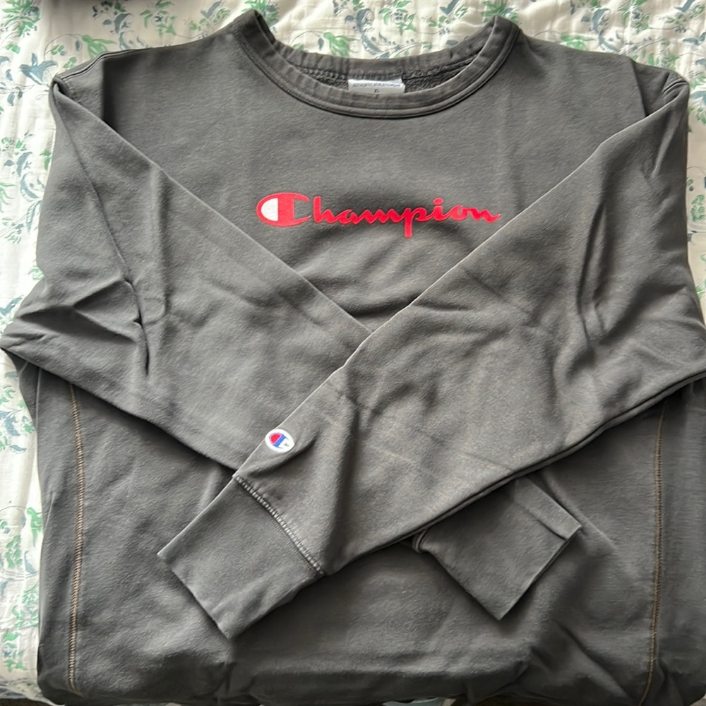Champion Athletic Wide Crewneck Grey - XL